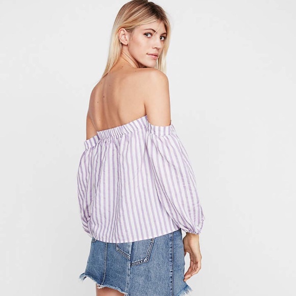 Express Tops - Express Off the Shoulder Top